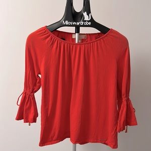 Michael Kors red top